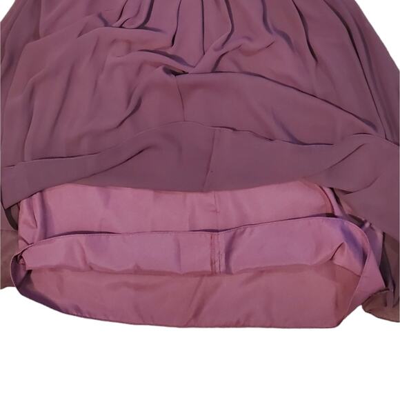 WATTERS  & WATTERS Vintage Short Tulle Purple Dress Sz 2 - Picture 7 of 10